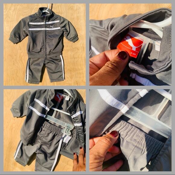 Boys 3 Months Bundle Sherpa Teddy Suit Track Suit Carter’s Nike Puma Cute-Ture - Picture 4 of 5